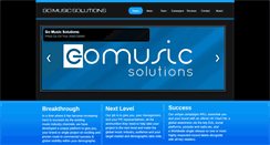 Desktop Screenshot of gomusicsolutions.com
